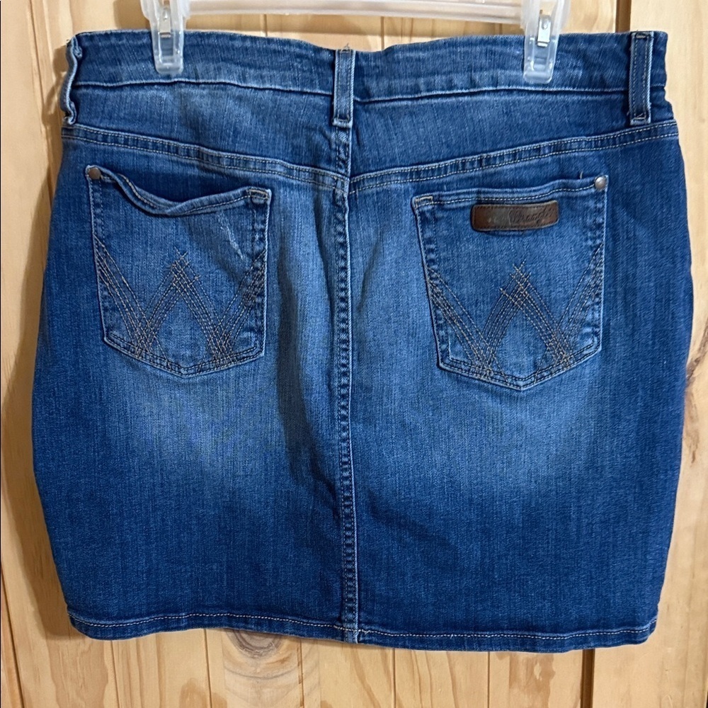 WRANGLER JR. Denim Blue Jean Skirt - Picture 3 of 5